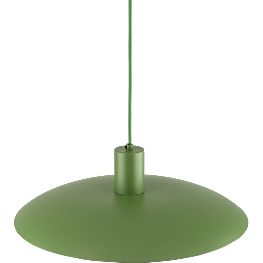 Kattokruunu johdossa ASTRA 1xE27/15W/230V halkaisija 41 cm vihreä
