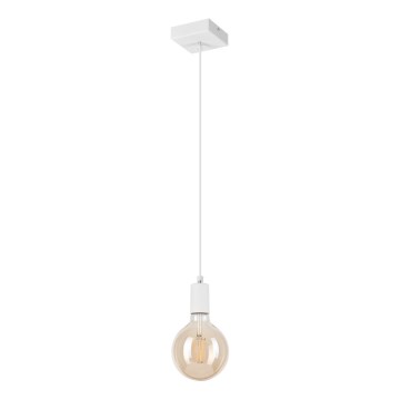Kattokruunu johdossa ASTRID 1xE27/60W/230V valkoinen