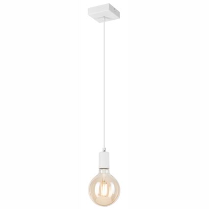 Kattokruunu johdossa ASTRID 1xE27/60W/230V valkoinen