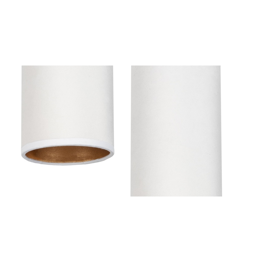 Kattokruunu johdossa AVALO 2xE27/60W/230V halkaisija 20 cm valkoinen