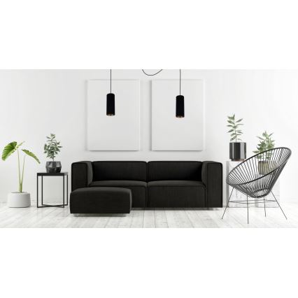 Kattokruunu johdossa AVALO 2xE27/60W/230V hämähäkki musta