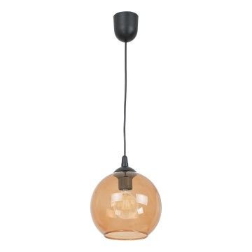Kattokruunu johdossa BALL 1xE27/60W/230V halkaisija 20 cm beige