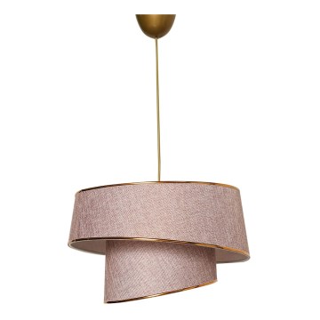 Kattokruunu johdossa BARETTE 1xE27/60W/230V pinkki