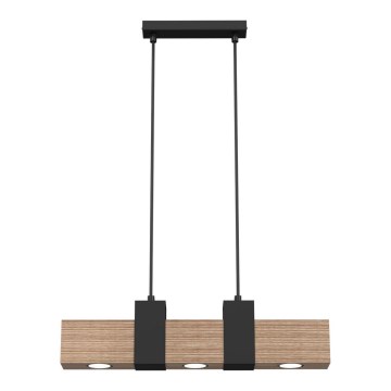 Kattokruunu johdossa BELEN 3xGU10/8W/230V