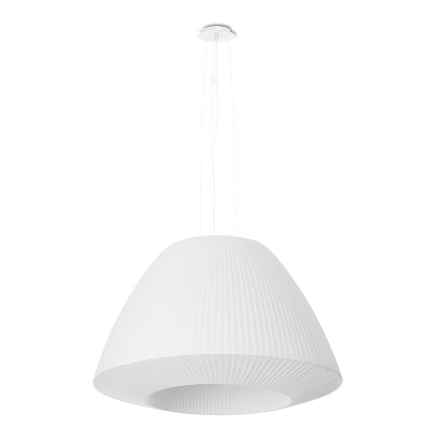 Kattokruunu johdossa BELLA 3xE27/60W/230V d. 60 cm valkoinen