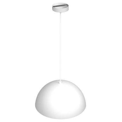Kattokruunu johdossa BETA 1xE27/60W/230V d. 35 cm valkoinen