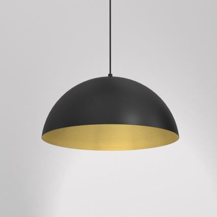 Kattokruunu johdossa BETA 1xE27/60W/230V d. 45 cm musta