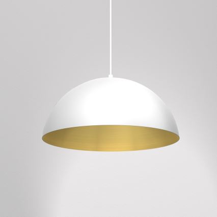 Kattokruunu johdossa BETA 1xE27/60W/230V d. 45 cm valkoinen