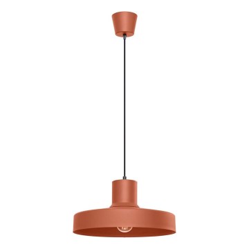 Kattokruunu johdossa BILO 1xE27/15W/230V halkaisija 35 cm oranssi