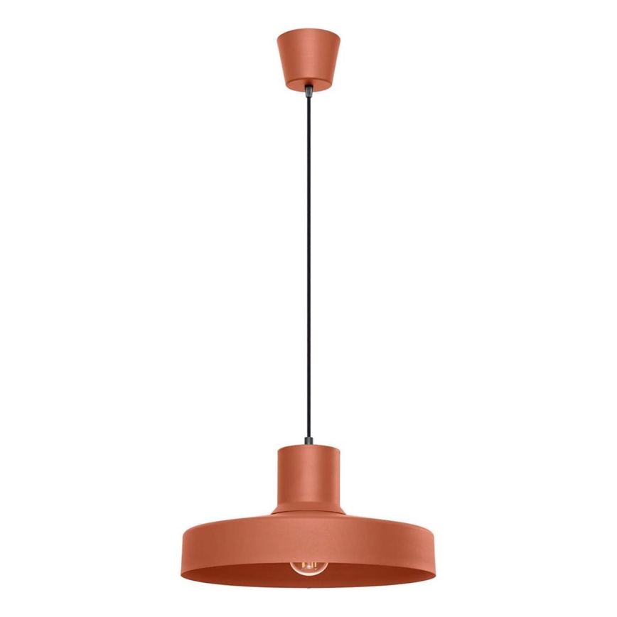 Kattokruunu johdossa BILO 1xE27/15W/230V halkaisija 35 cm oranssi