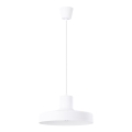 Kattokruunu johdossa BILO 1xE27/15W/230V halkaisija 35 cm valkoinen