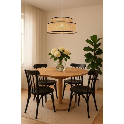 Kattokruunu johdossa BOHO 1xE27/60W/230V beige