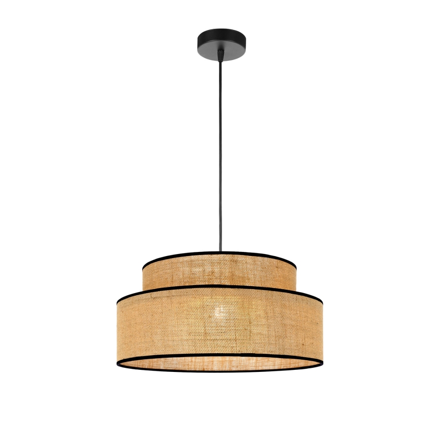 Kattokruunu johdossa BOHO 1xE27/60W/230V beige