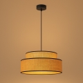 Kattokruunu johdossa BOHO 1xE27/60W/230V halkaisija 40 cm beige