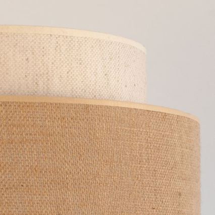 Kattokruunu johdossa BOHO 1xE27/60W/230V kerma/beige