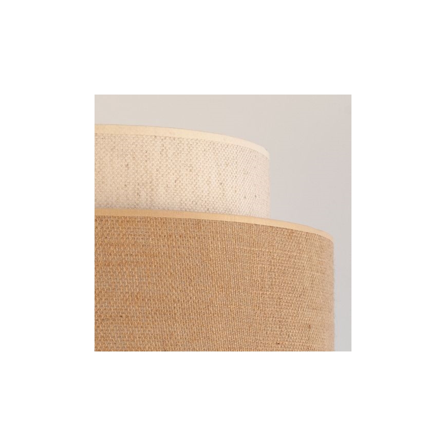 Kattokruunu johdossa BOHO 1xE27/60W/230V kerma/beige