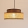 Kattokruunu johdossa BOHO 1xE27/60W/230V ruskea/beige