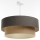 Kattokruunu johdossa BOHO TRINITI 1xE27/60W/230V harmaa/beige