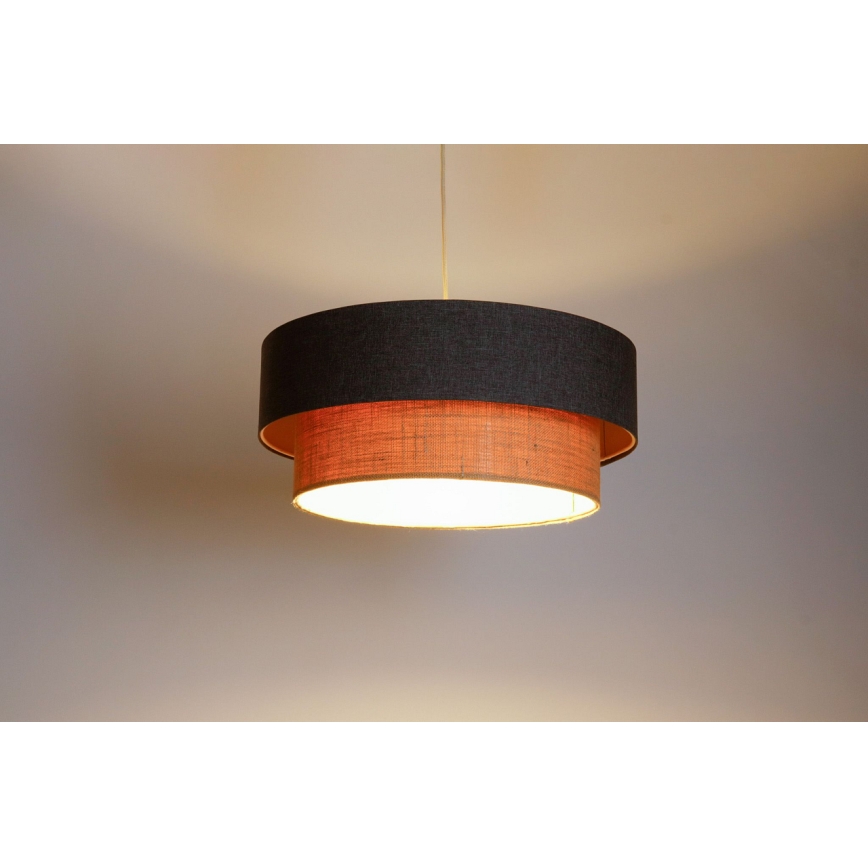 Kattokruunu johdossa BOHO TRINITI 1xE27/60W/230V harmaa/beige