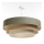 Kattokruunu johdossa BOHO TRINITI 1xE27/60W/230V harmaa/beige/kerma