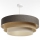 Kattokruunu johdossa BOHO TRINITI 1xE27/60W/230V harmaa/beige/kerma