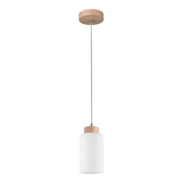 Kattokruunu johdossa BOSCO 1xE27/60W/230V tammi