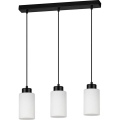 Kattokruunu johdossa BOSCO 3xE27/60W/230V - FSC-sertifioitu