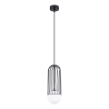 Kattokruunu johdossa BRINA 1xG9/8W/230V musta