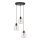 Kattokruunu johdossa BRYLANT 3xE27/60W/230V halkaisija 47 cm