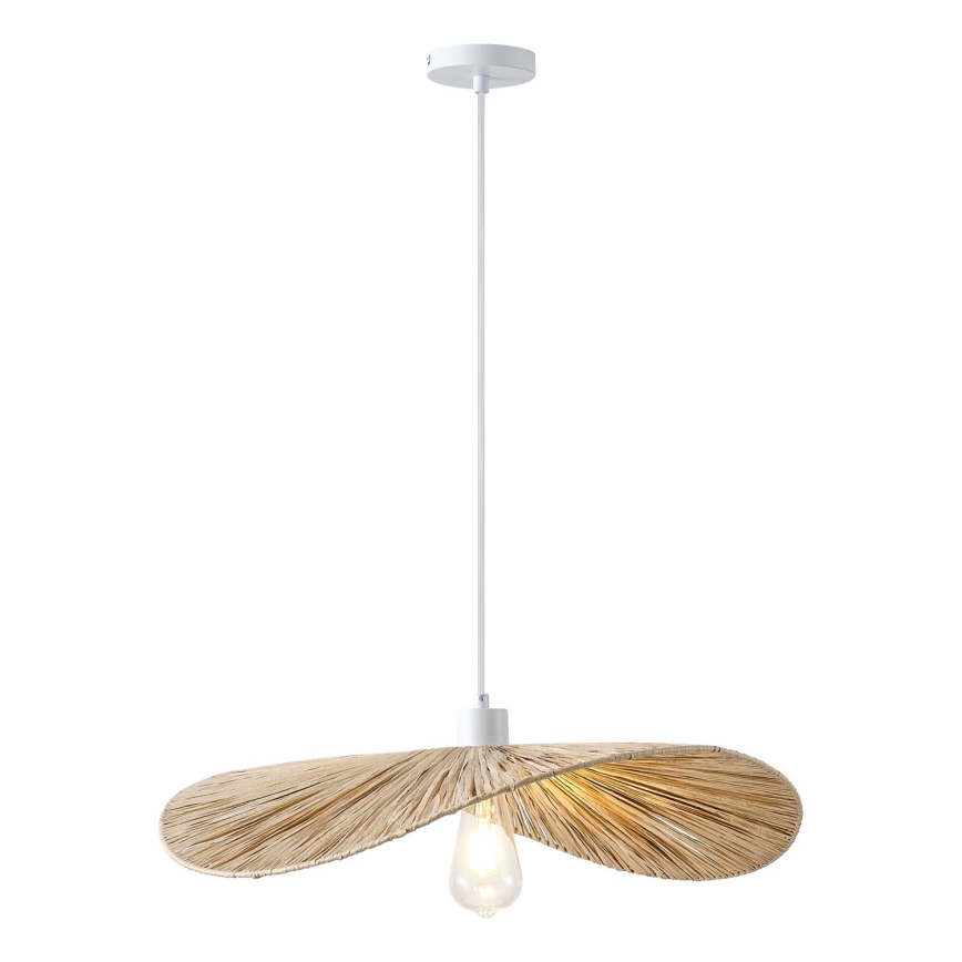 Kattokruunu johdossa CALYPSO 1xE27/15W/230V halkaisija 55 cm bambu