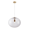 Kattokruunu johdossa CAMPANIA 1xE27/60W/230V kulta