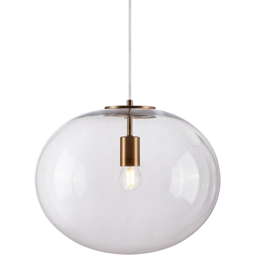 Kattokruunu johdossa CAMPANIA 1xE27/60W/230V kulta