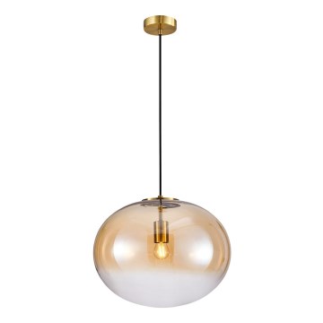 Kattokruunu johdossa CAMPANIA 1xE27/60W/230V kulta