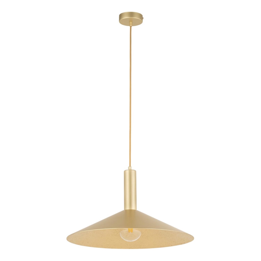 Kattokruunu johdossa CAPRI 1xE27/15W/230V halkaisija 50 cm kulta