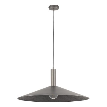 Kattokruunu johdossa CAPRI 1xE27/15W/230V halkaisija 70 cm antrasiitti/harmaa