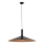 Kattokruunu johdossa CAPRI 1xE27/15W/230V halkaisija 70 cm musta/kupari