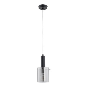 Kattokruunu johdossa CELIA 1xE27/60W/230V musta
