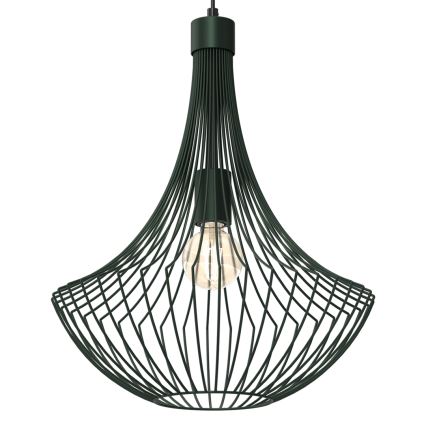 Kattokruunu johdossa CESTA 1xE27/60W/230V vihreä