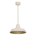 Kattokruunu johdossa CLASS 1xE27/15W/230V beige
