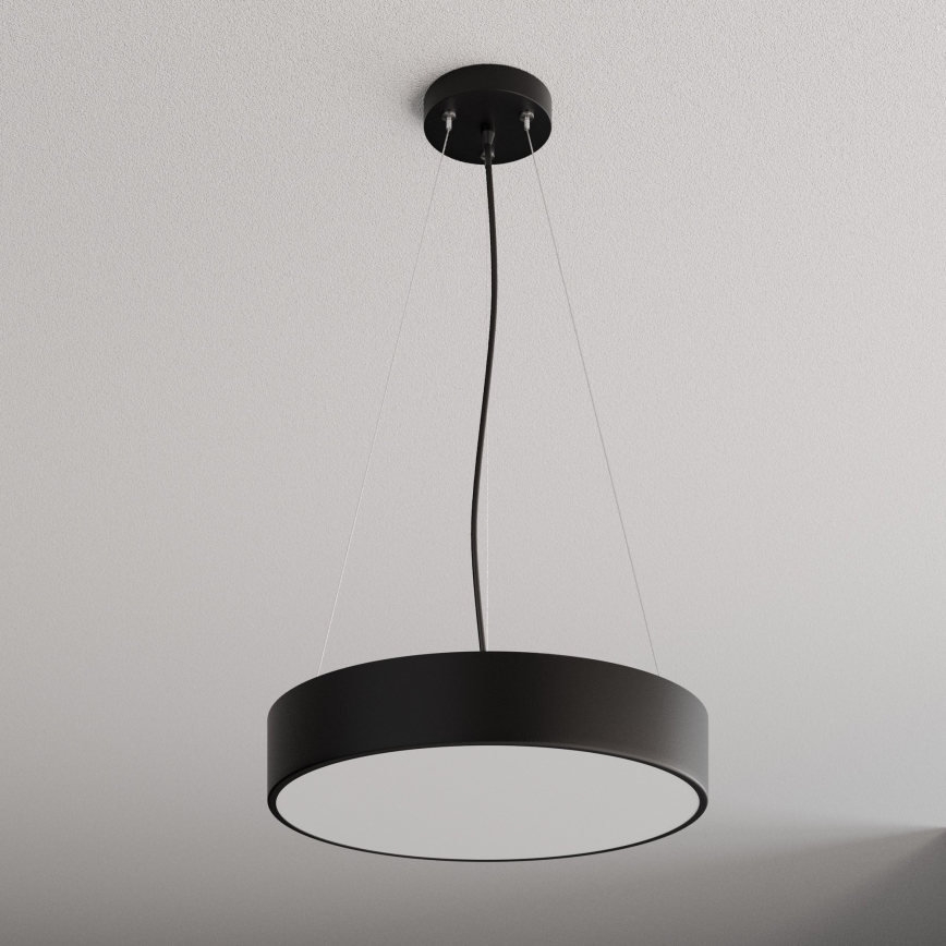 Kattokruunu johdossa CLEO 3xE27/24W/230V halkaisija 40 cm musta
