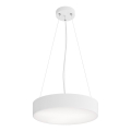 Kattokruunu johdossa CLEO 3xE27/24W/230V halkaisija 40 cm valkoinen