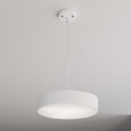 Kattokruunu johdossa CLEO 3xE27/24W/230V halkaisija 40 cm valkoinen