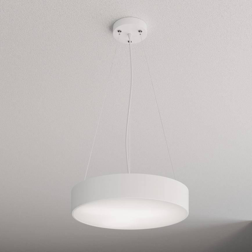 Kattokruunu johdossa CLEO 3xE27/24W/230V halkaisija 40 cm valkoinen