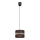 Kattokruunu johdossa CORAL 1xE27/60W/230V d. 20 cm ruskea