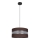 Kattokruunu johdossa CORAL 1xE27/60W/230V d. 40 cm ruskea