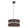 Kattokruunu johdossa CORAL 1xE27/60W/230V d. 40 cm ruskea