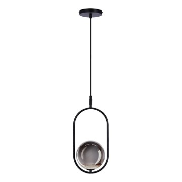 Kattokruunu johdossa CORDEL 1xG9/28W/230V musta/savuinen musta