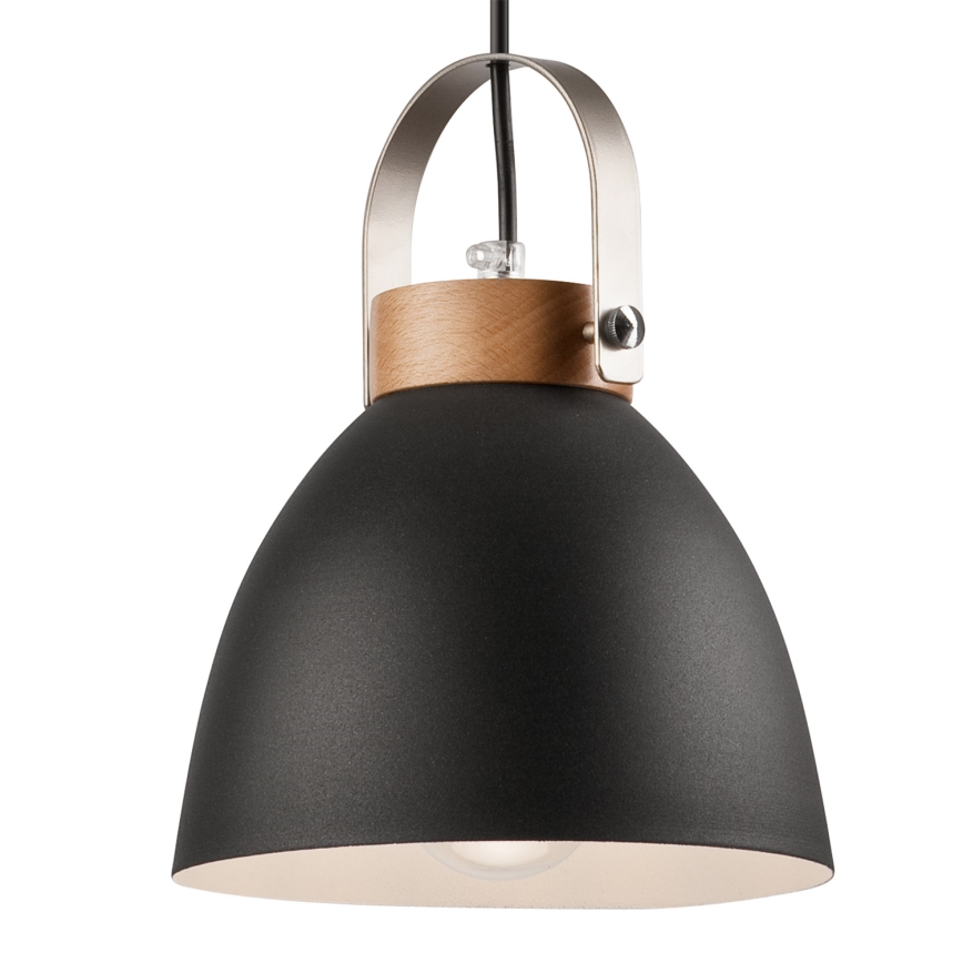 Kattokruunu johdossa DANIELLE 2xE27/60W/230V pyökki - FSC sertifioitu