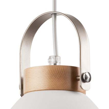 Kattokruunu johdossa DANIELLE 2xE27/60W/230V pyökki - FSC sertifioitu