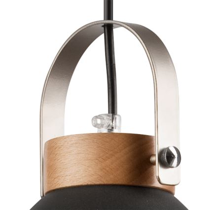Kattokruunu johdossa DANIELLE 2xE27/60W/230V pyökki